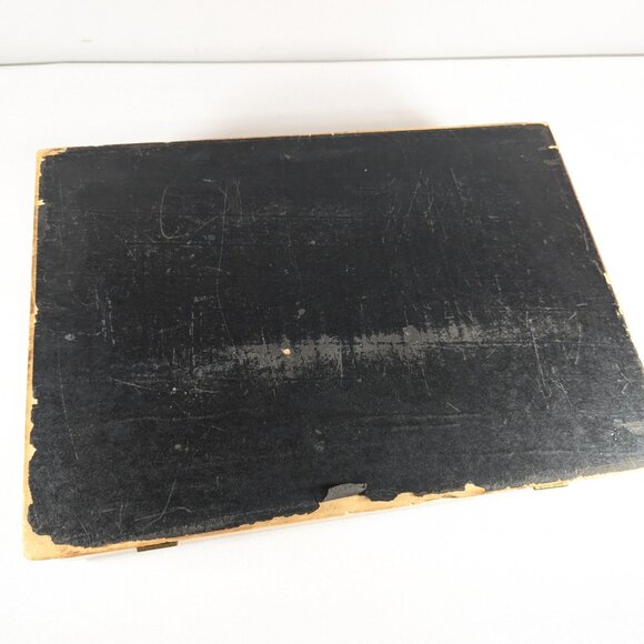 Vintage Oneida Silverdor flatware case, wooden 8 person cutlery storage box - Picture 10 of 12